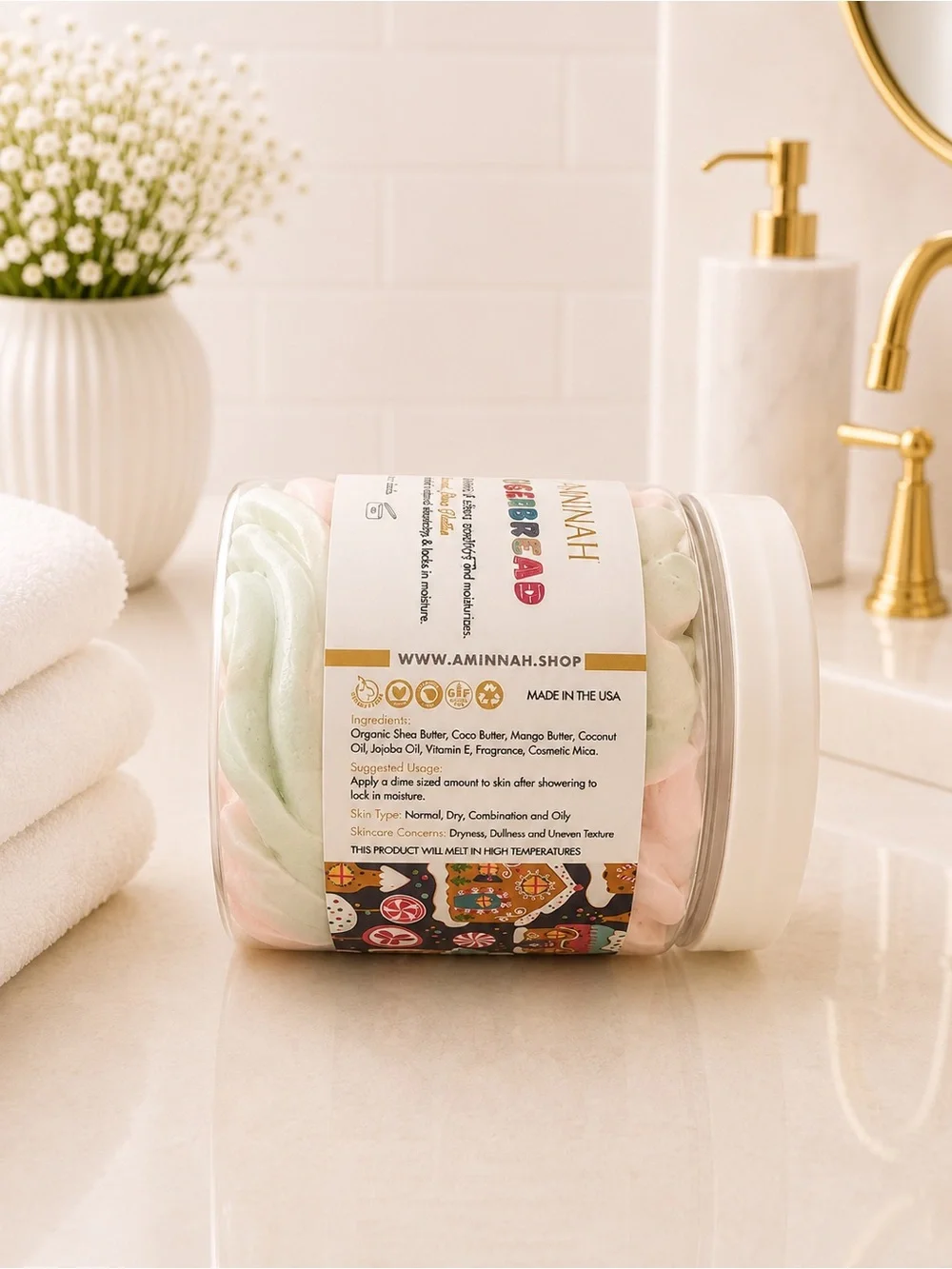 Aminnah gingerbread whipped